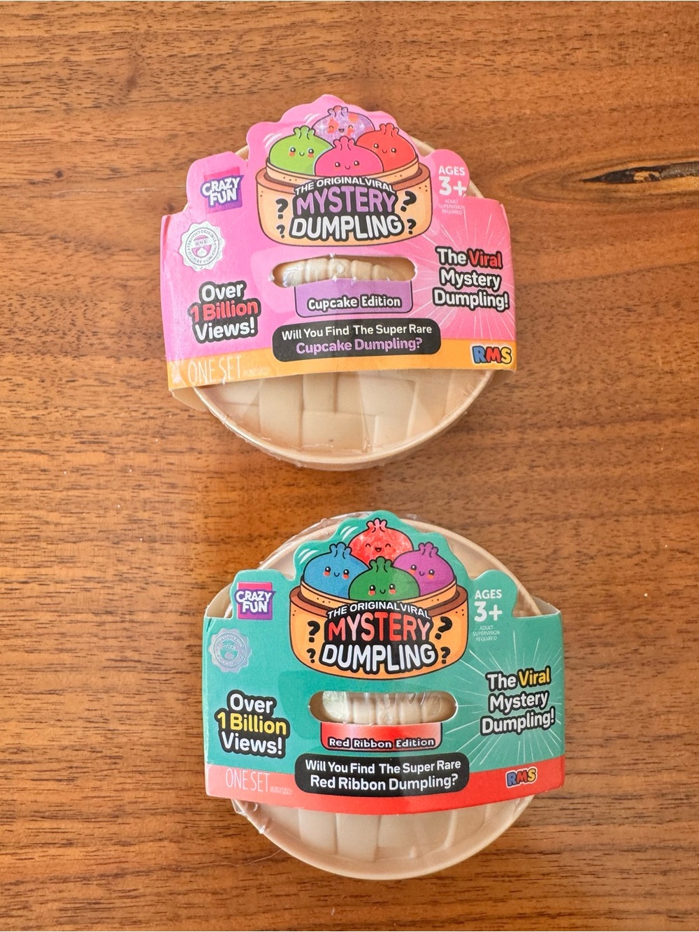 Rare RMS Mini Mystery Dumpling Bundle Cupcake & Red Ribbon New Factory Sealed